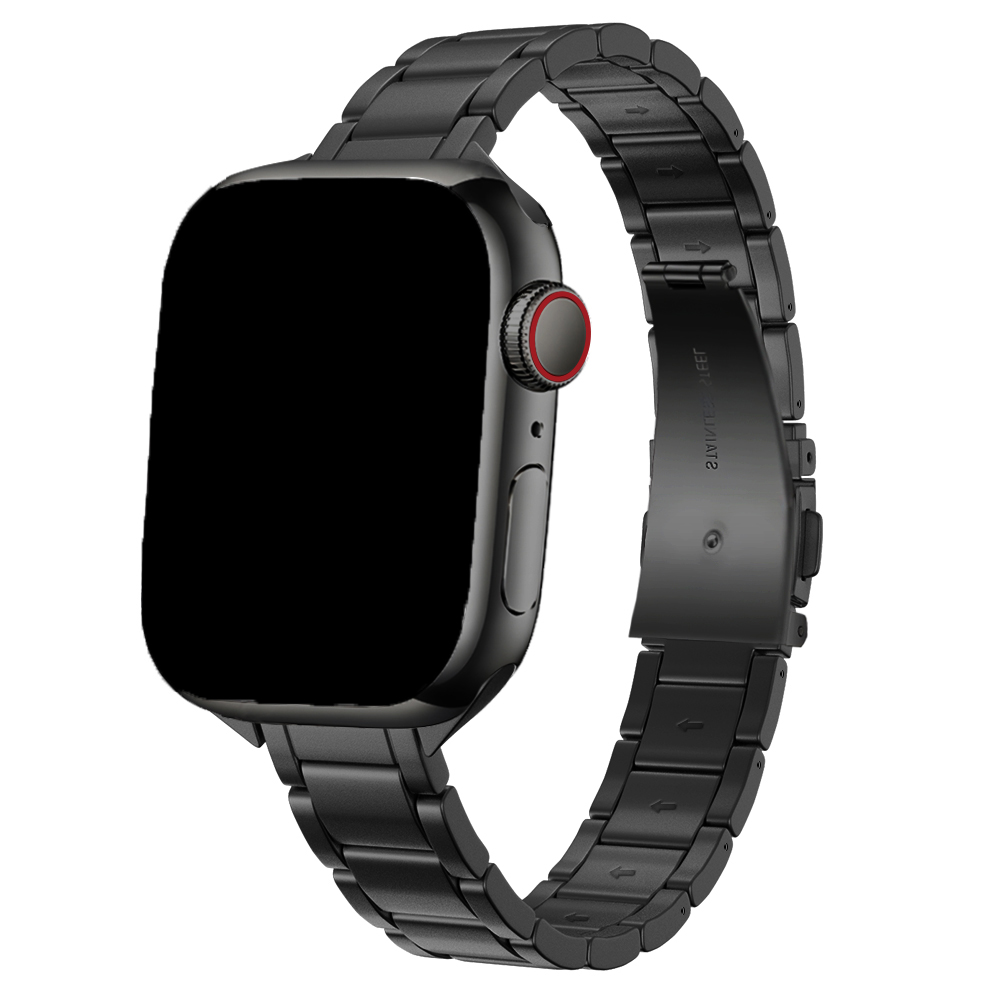 Apple Watch Thin Link Band Noor - Black