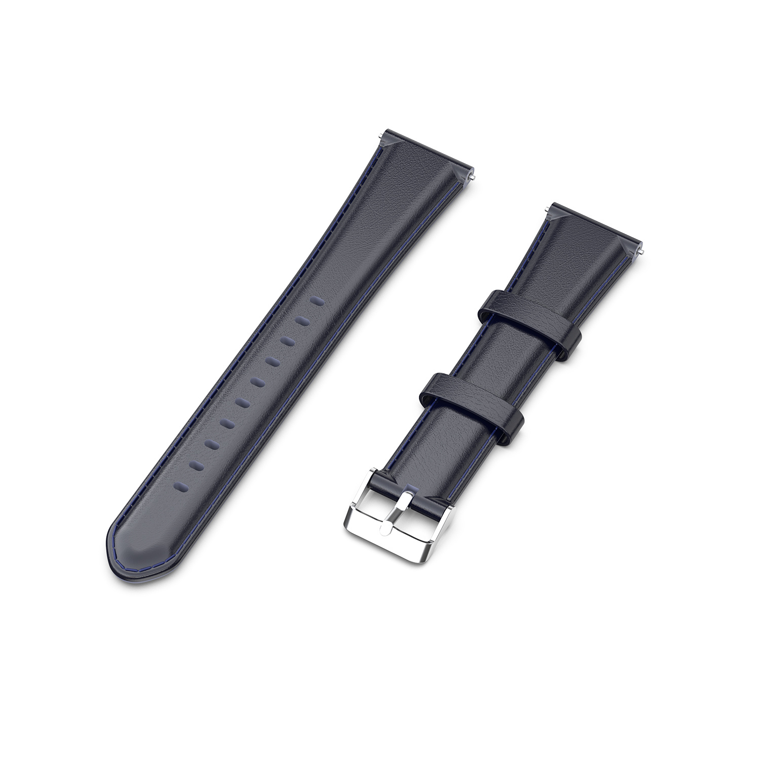 Garmin Vivoactive / Vivomove Leather Strap - Dark Blue