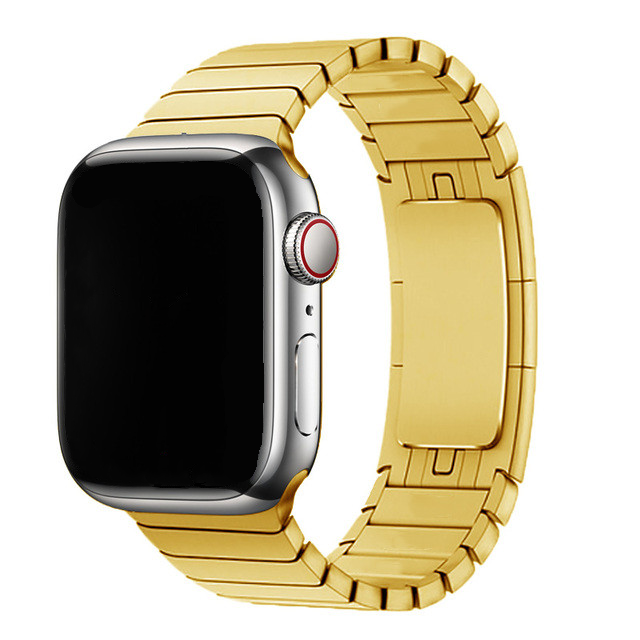 Apple Watch Steel Chain Strap - Gold