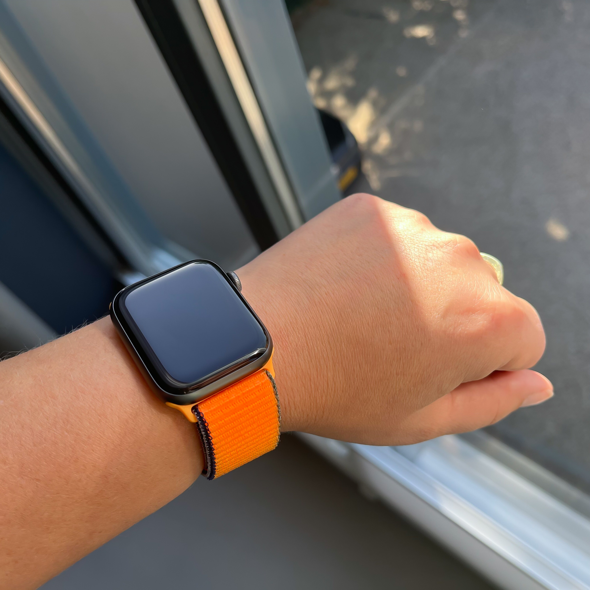 Apple Watch Nylon Sport Loop Strap - Kumquat