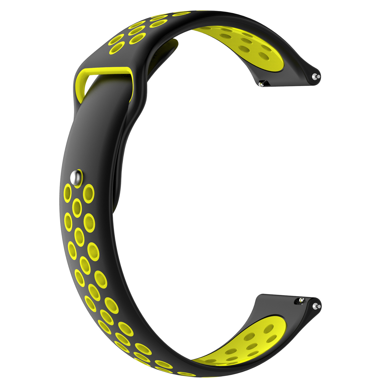 Polar Ignite Double Sport Strap - Black Yellow