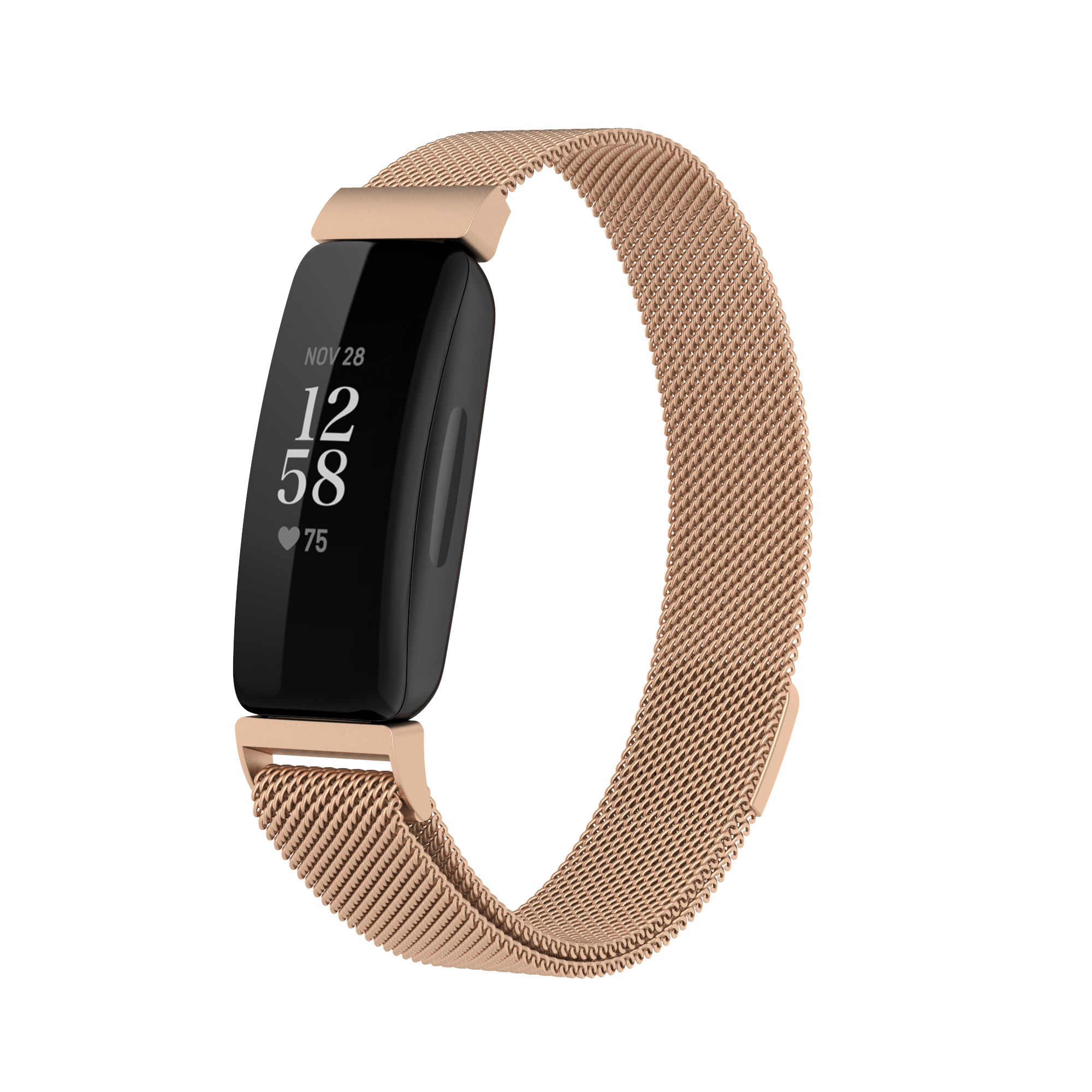 Fitbit Inspire 2 Milanese Strap Rose Gold