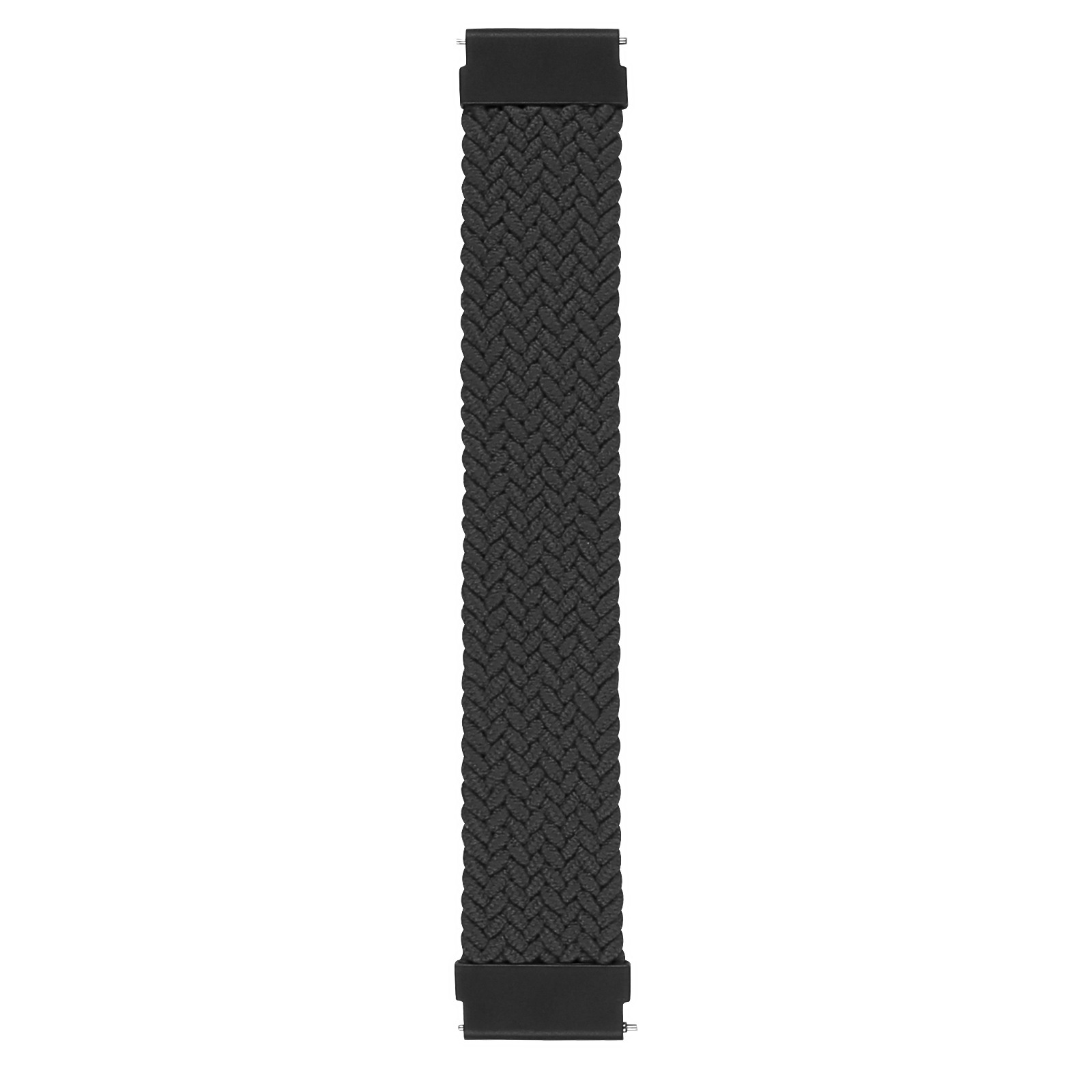 Samsung Galaxy Watch Nylon Braided Solo Strap - Charcoal