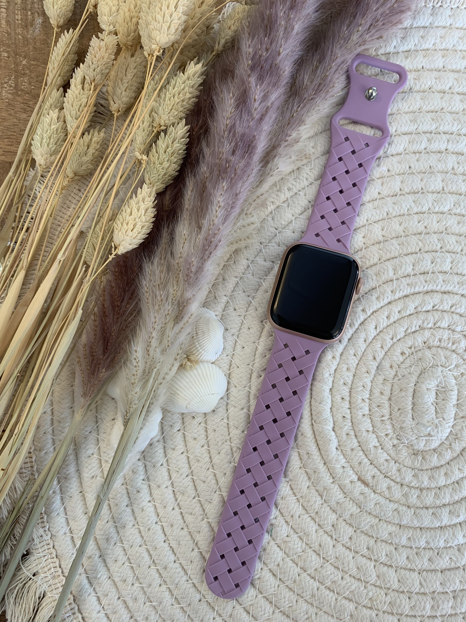 Apple Watch Sport Braided Strap - Lavender