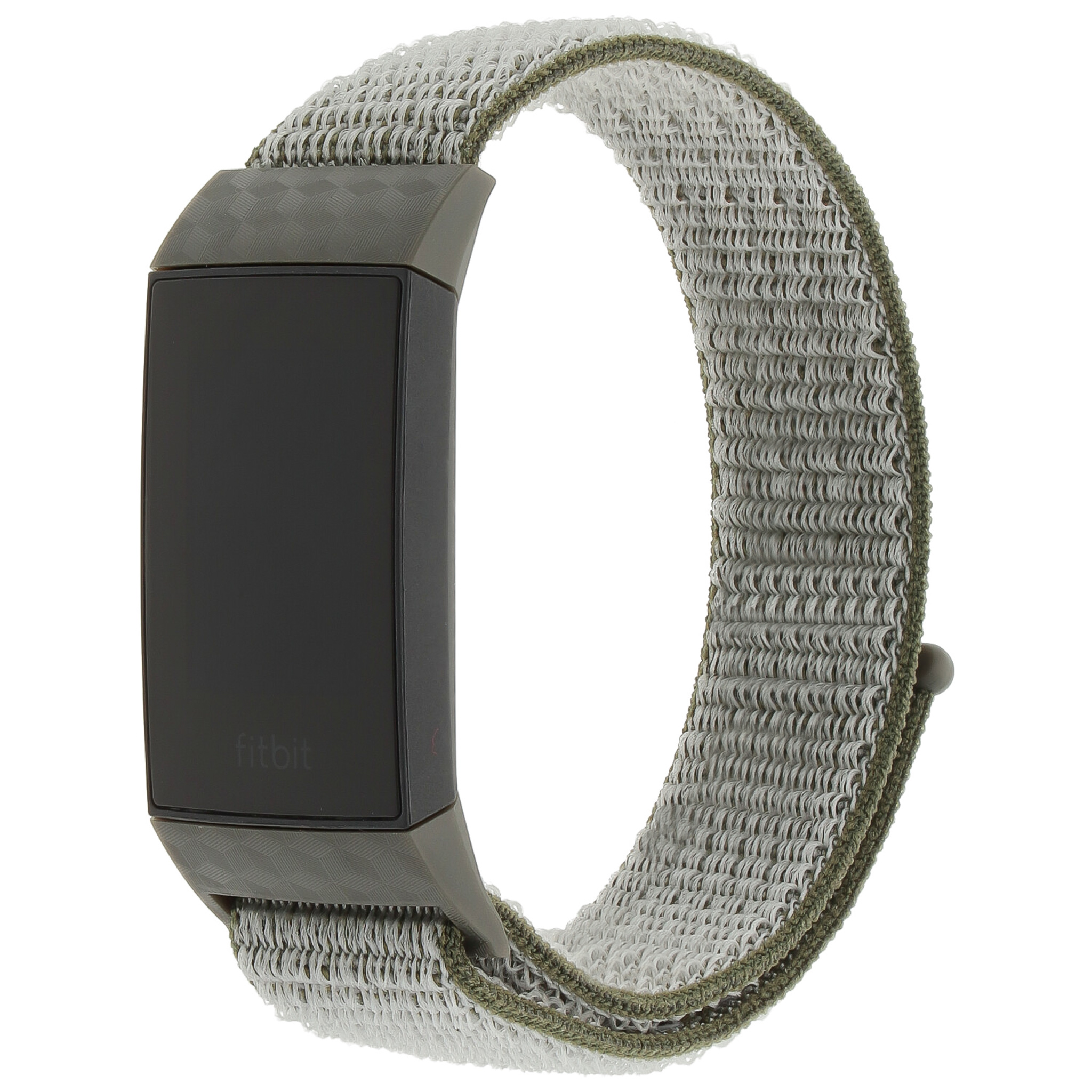 Fitbit Charge 3 &Amp; 4 Nylon Strap - Dark Olive