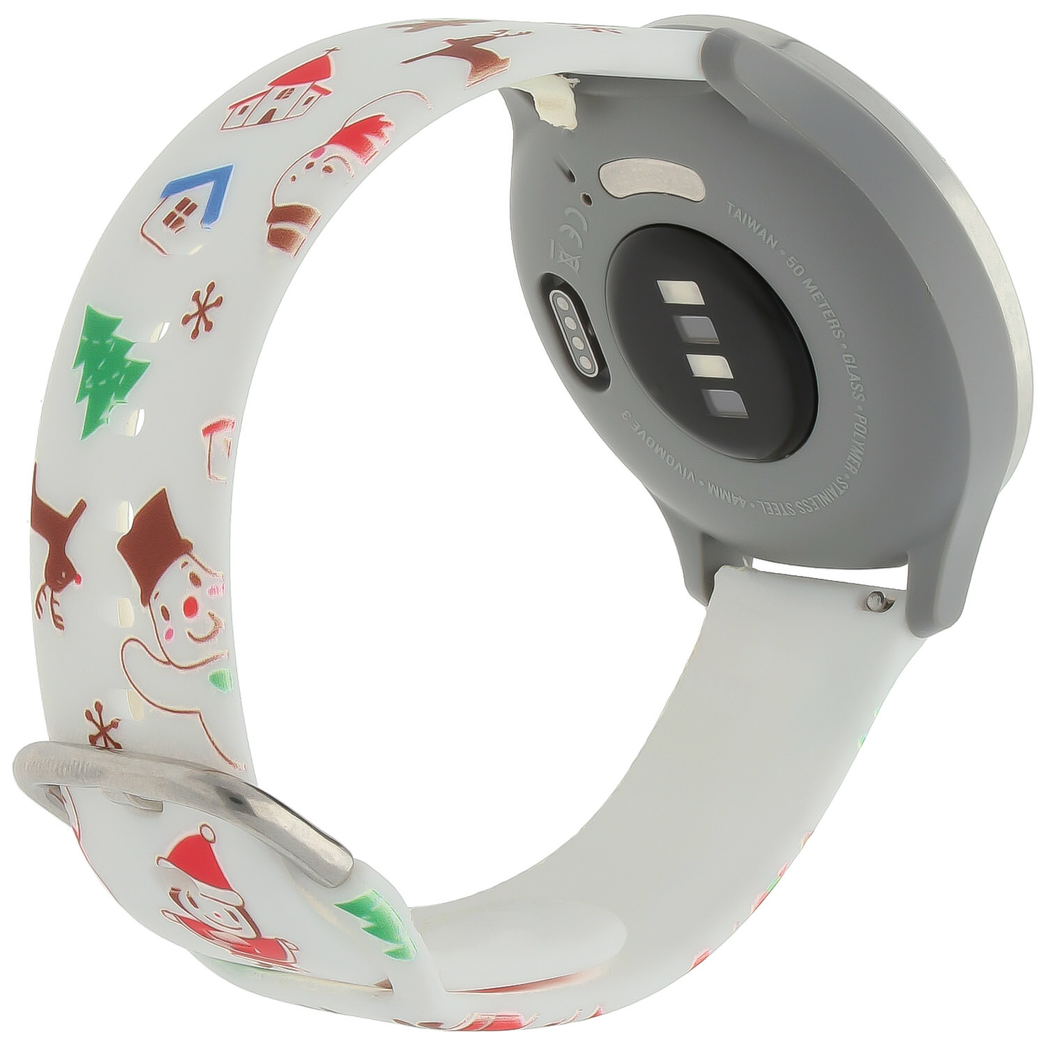 Huawei Watch Print Sport Strap - Christmas Snowman White