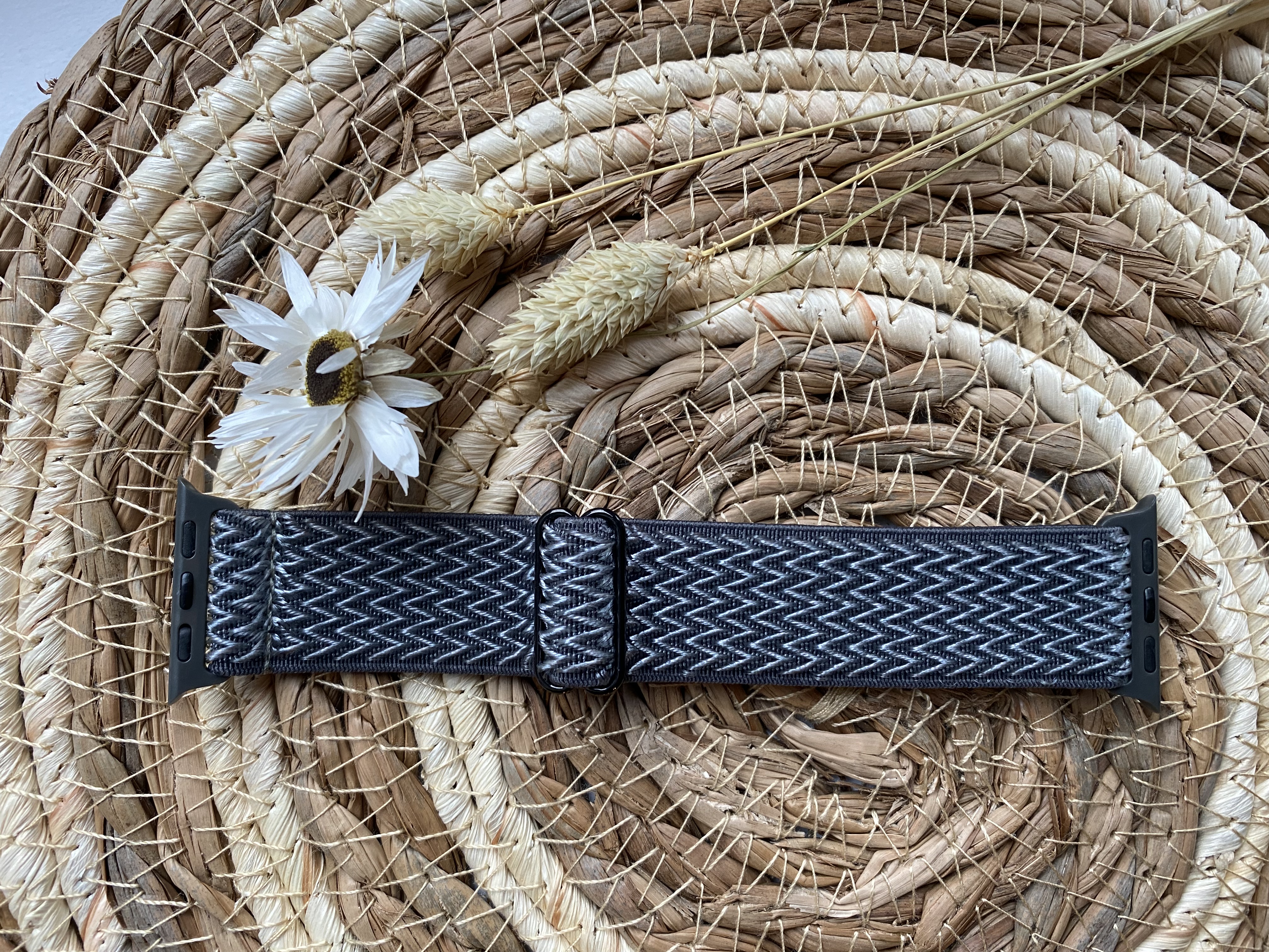 Apple Watch Nylon Woven Solo Strap - Storm Grey