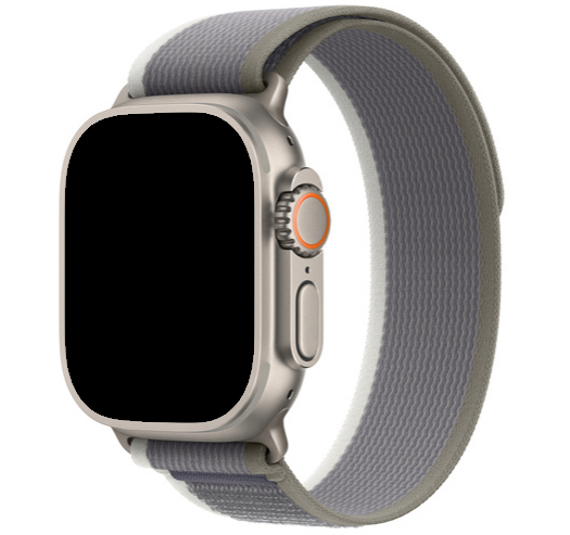 Apple Watch Nylon Trail Strap - Green Grey