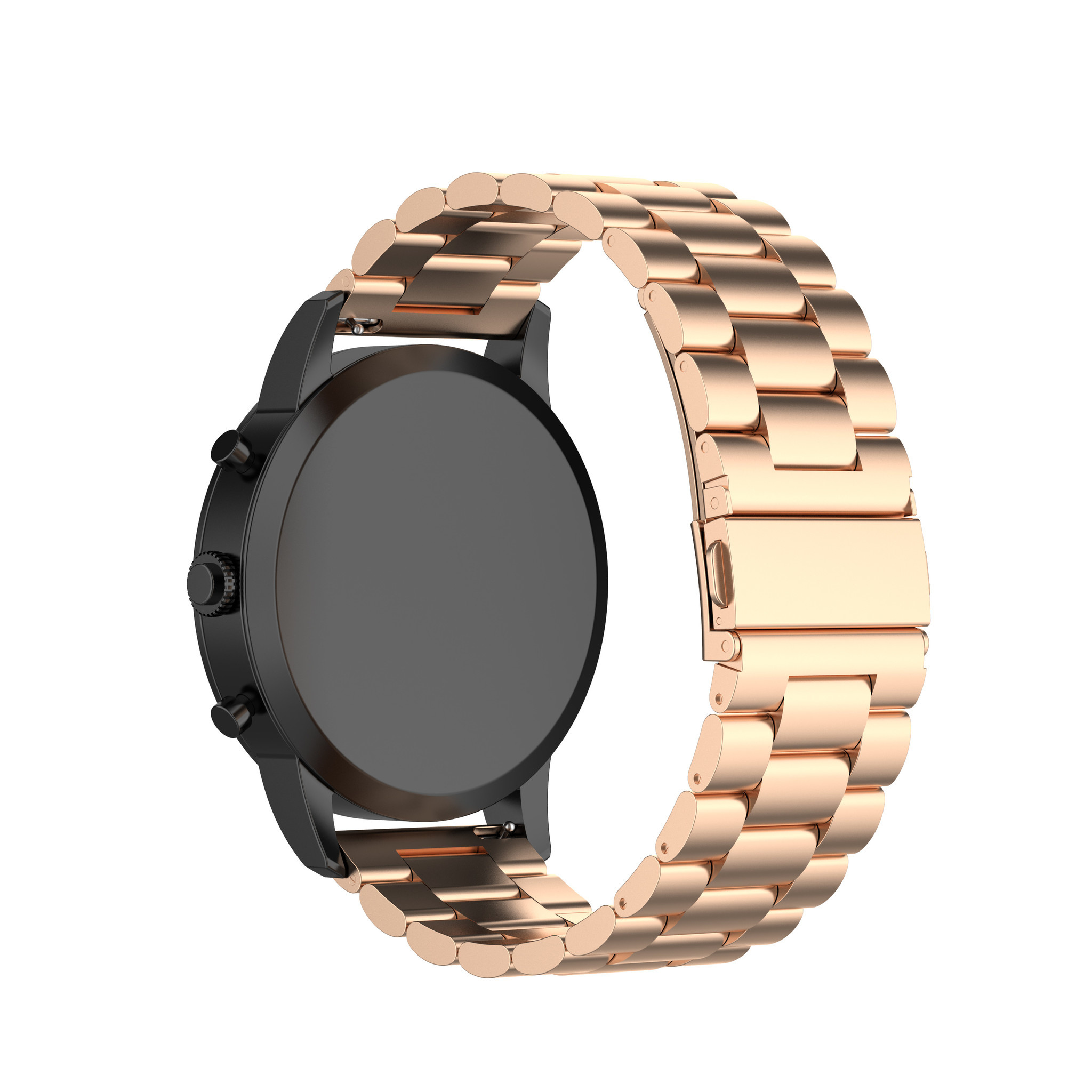 Huawei Watch Gt Beads Steel Link Strap - Rose Gold