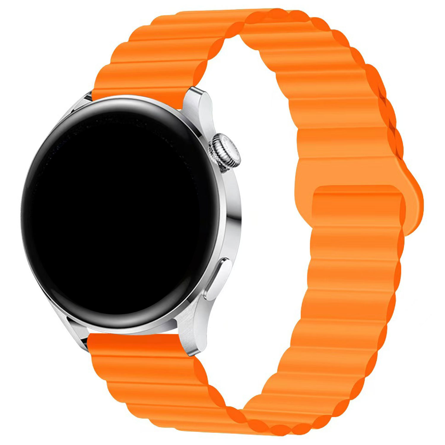 Samsung Galaxy Watch 4 Classic Magnetic Silicone Strap - Orange