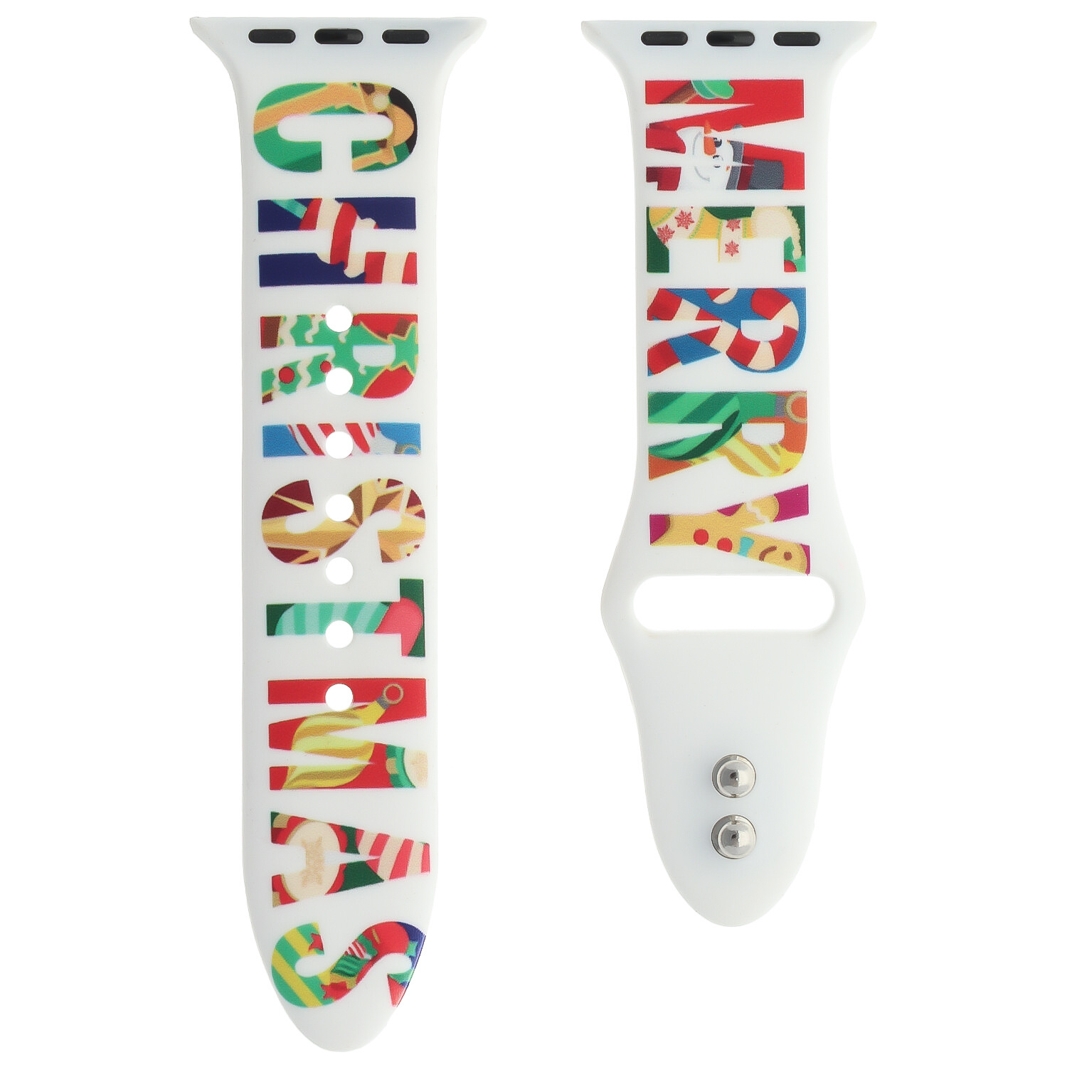 Apple Watch Print Sport Strap - Christmas Merry Christmas