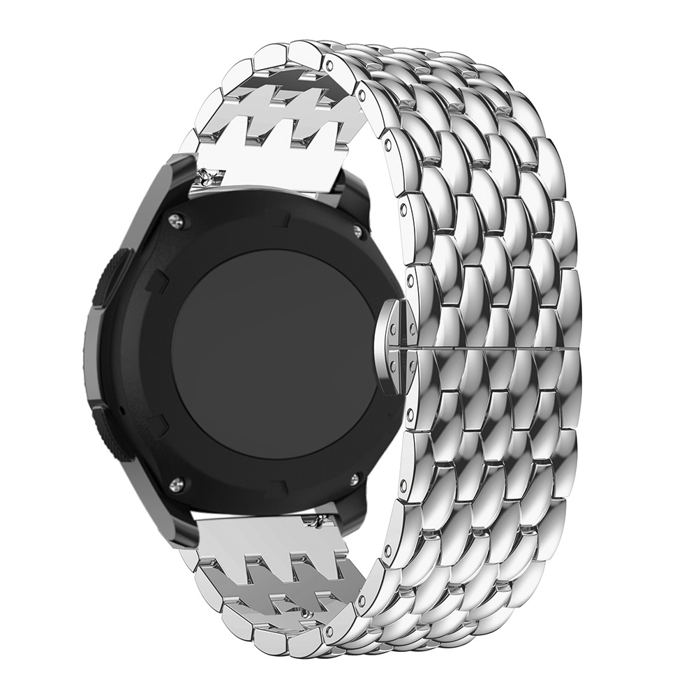 Samsung Galaxy Watch Dragon Steel Link Strap - Silver