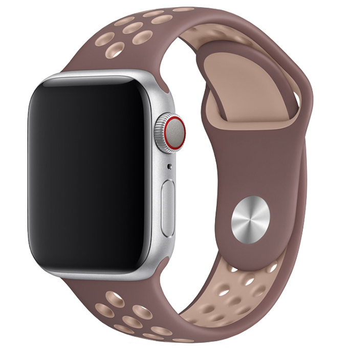 Apple Watch Double Sport Strap - Smokey Mauve Beige