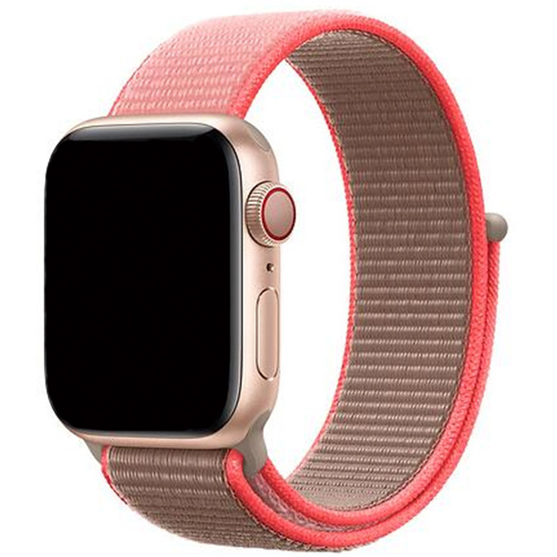 Apple Watch Nylon Sport Loop Strap - Neon Pink