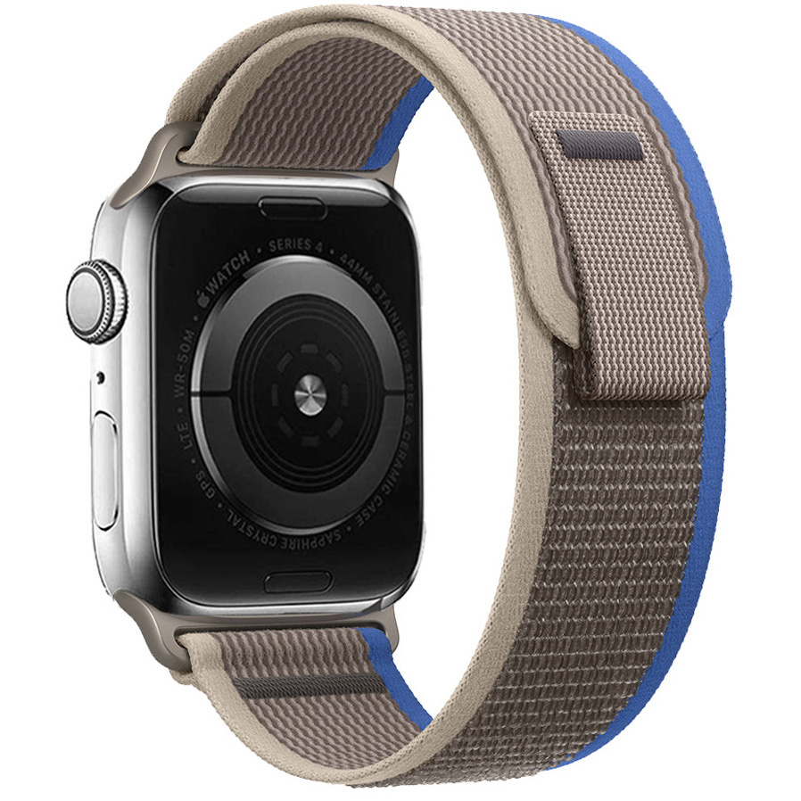 Apple Watch Nylon Trail Strap - Blue Grey