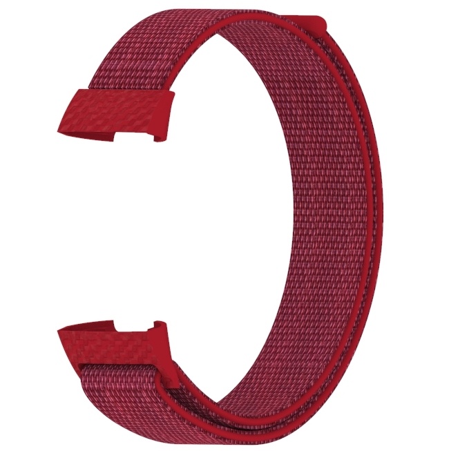 Fitbit Charge 3 &Amp; 4 Nylon Strap - Red