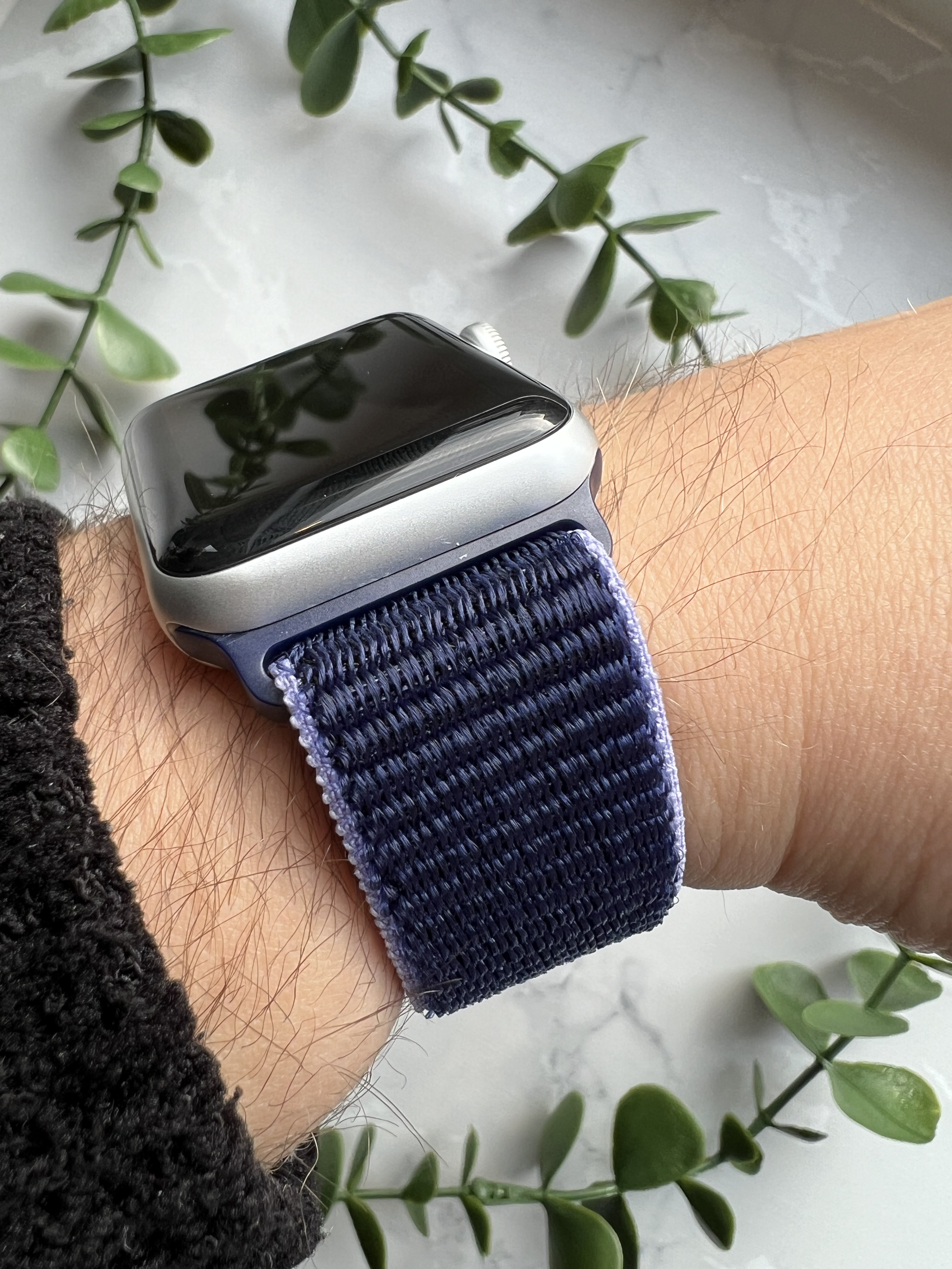 Apple Watch Nylon Sport Loop Strap - Midnight Blue Mix