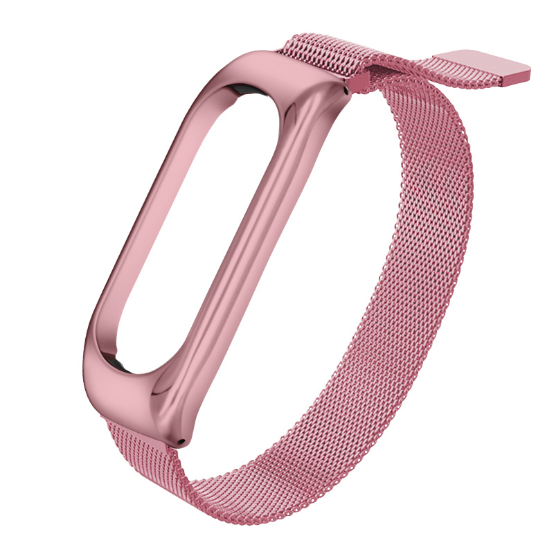 Xiaomi Mi 3/4/5/6 Milanese Strap - Pink Red