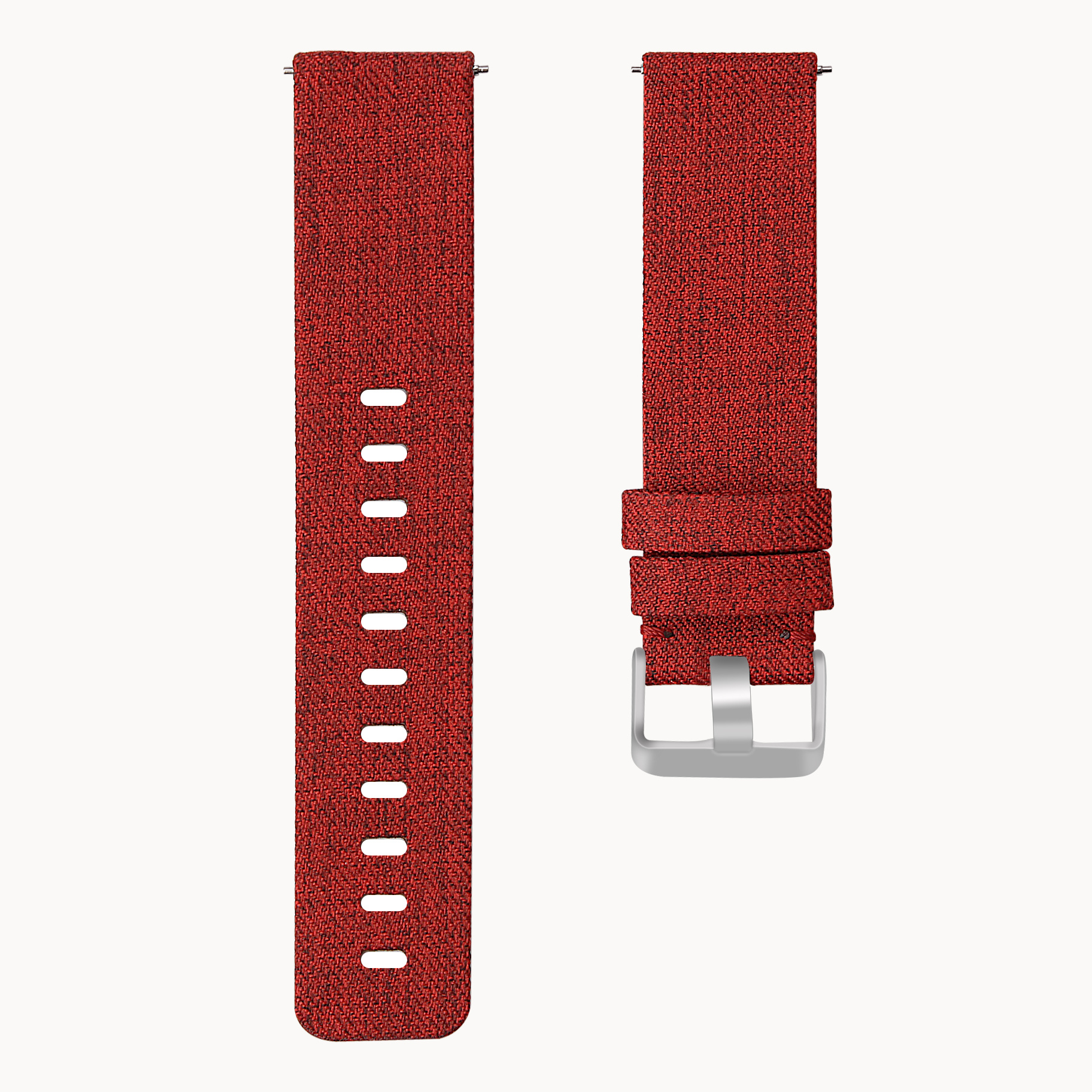 Fitbit Versa Nylon Buckle Strap - Red