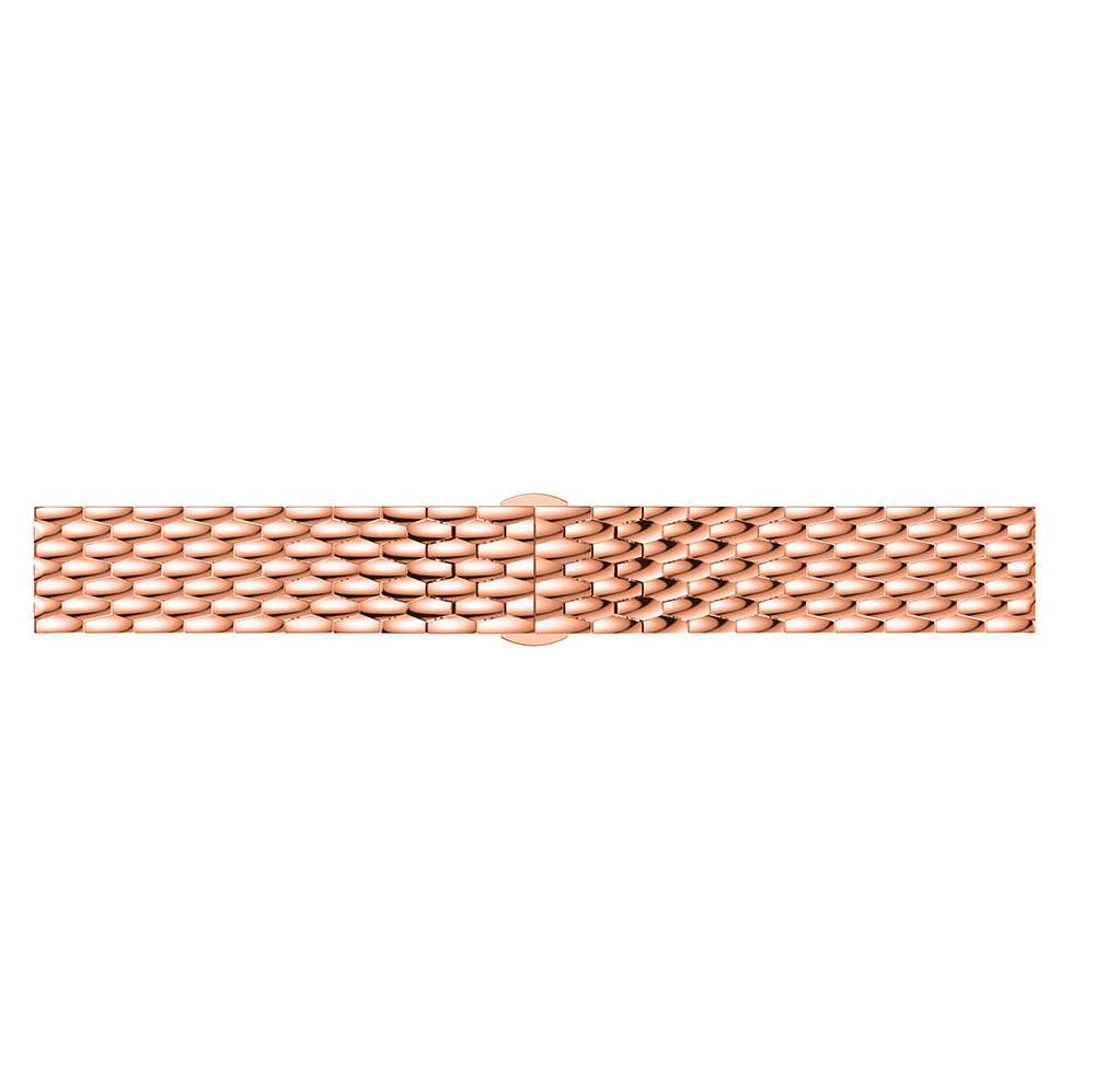 Polar Vantage M / Grit X Dragon Steel Link Strap - Rose Gold