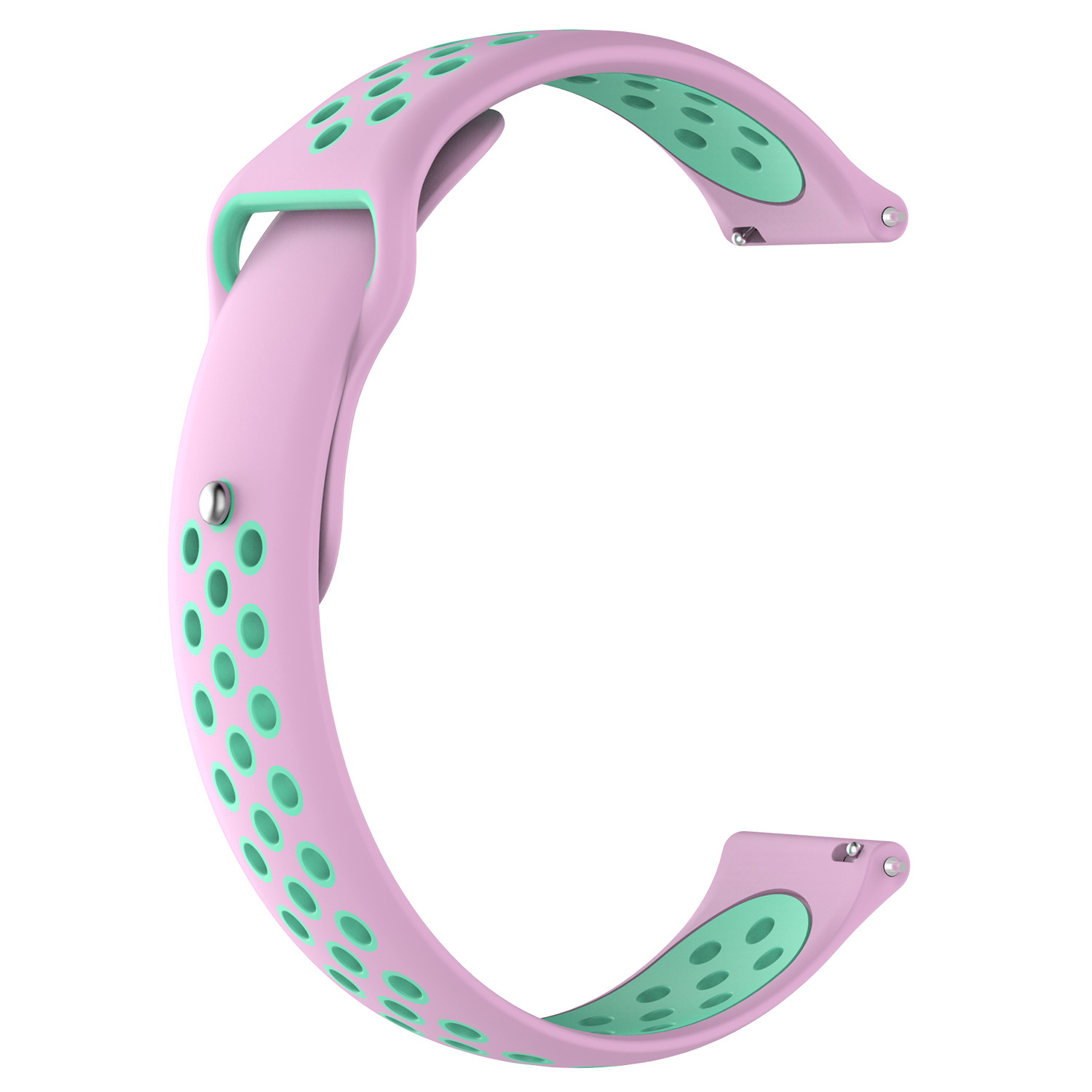 Samsung Galaxy Watch Double Sport Strap - Pink Teal