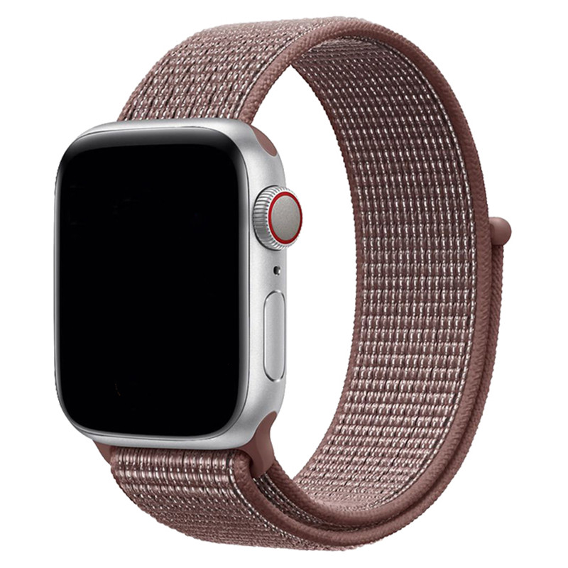 Apple Watch Nylon Sport Loop Strap - Smokey Mauve