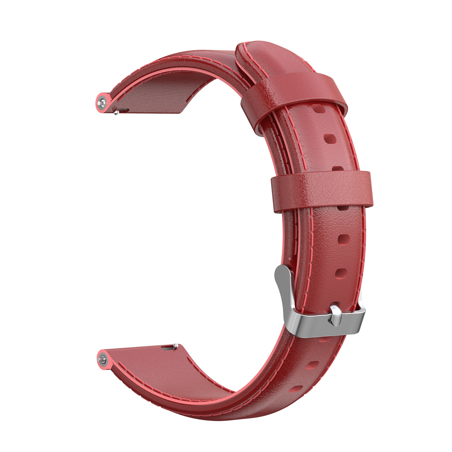 Polar Vantage M / Grit X Leather Strap - Red