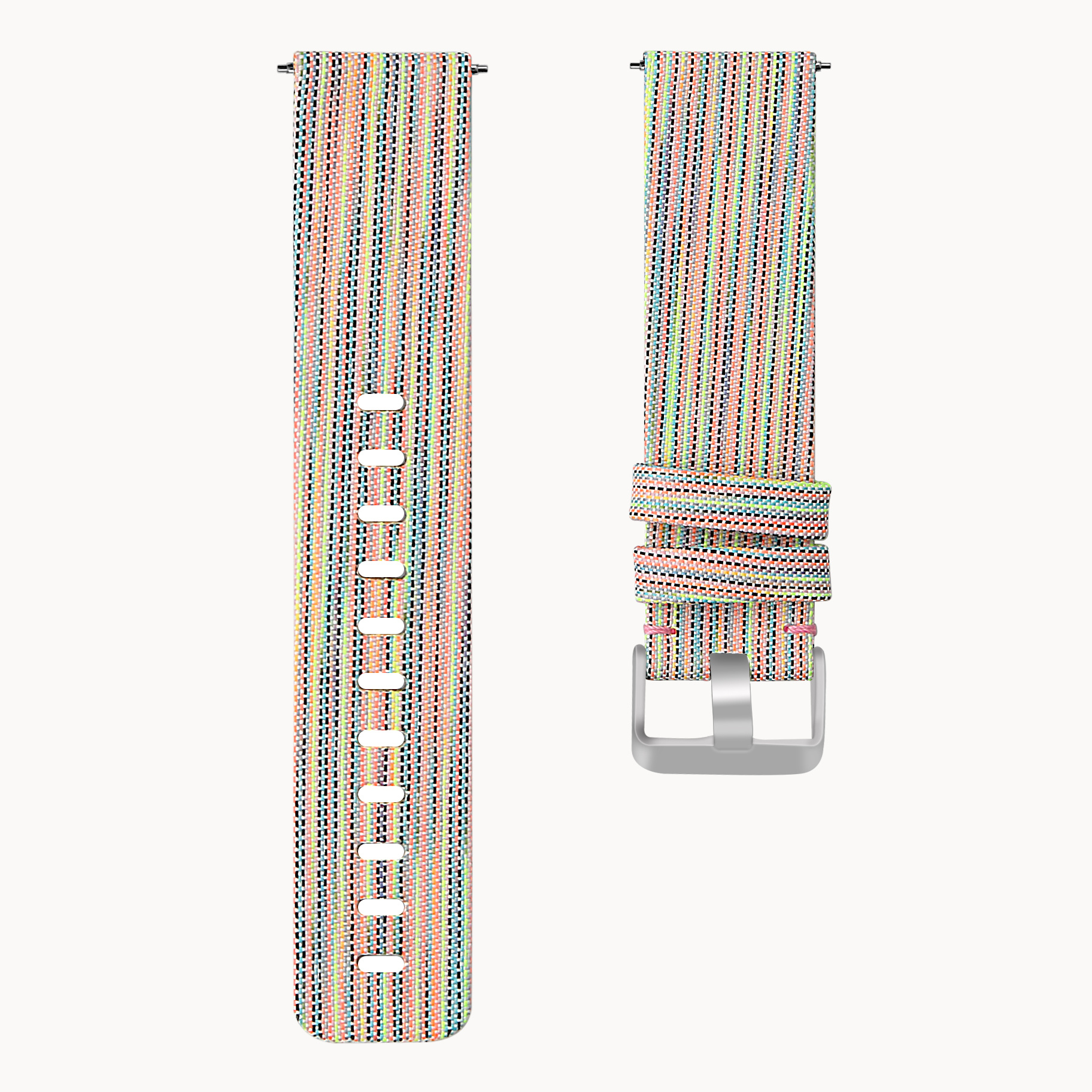 Fitbit Versa Nylon Buckle Strap - Colourful