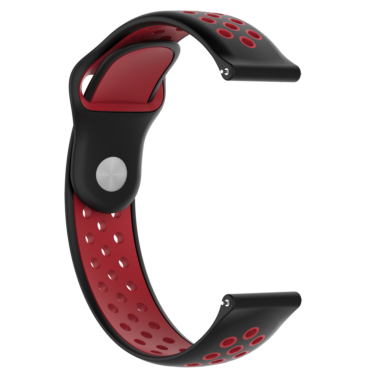 Samsung Galaxy Watch Double Sport Strap - Black Red