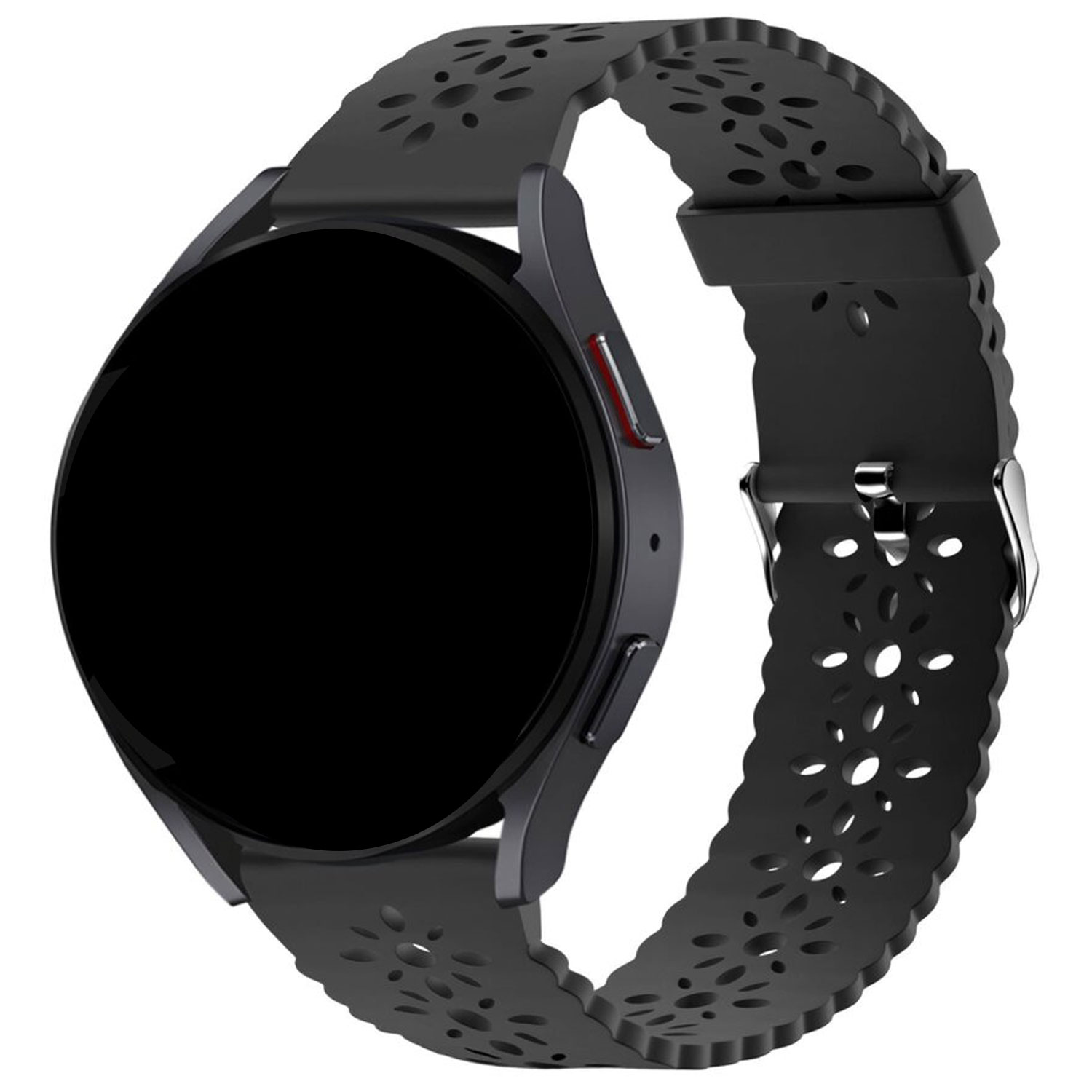 Samsung Galaxy Watch 5 Pro Bright Silicone Strap - Black