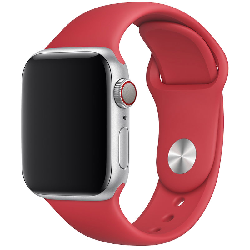 Apple watch sport band - rood - 7434008450490 - 123watches - In meerdere kleuren te verkrijgen