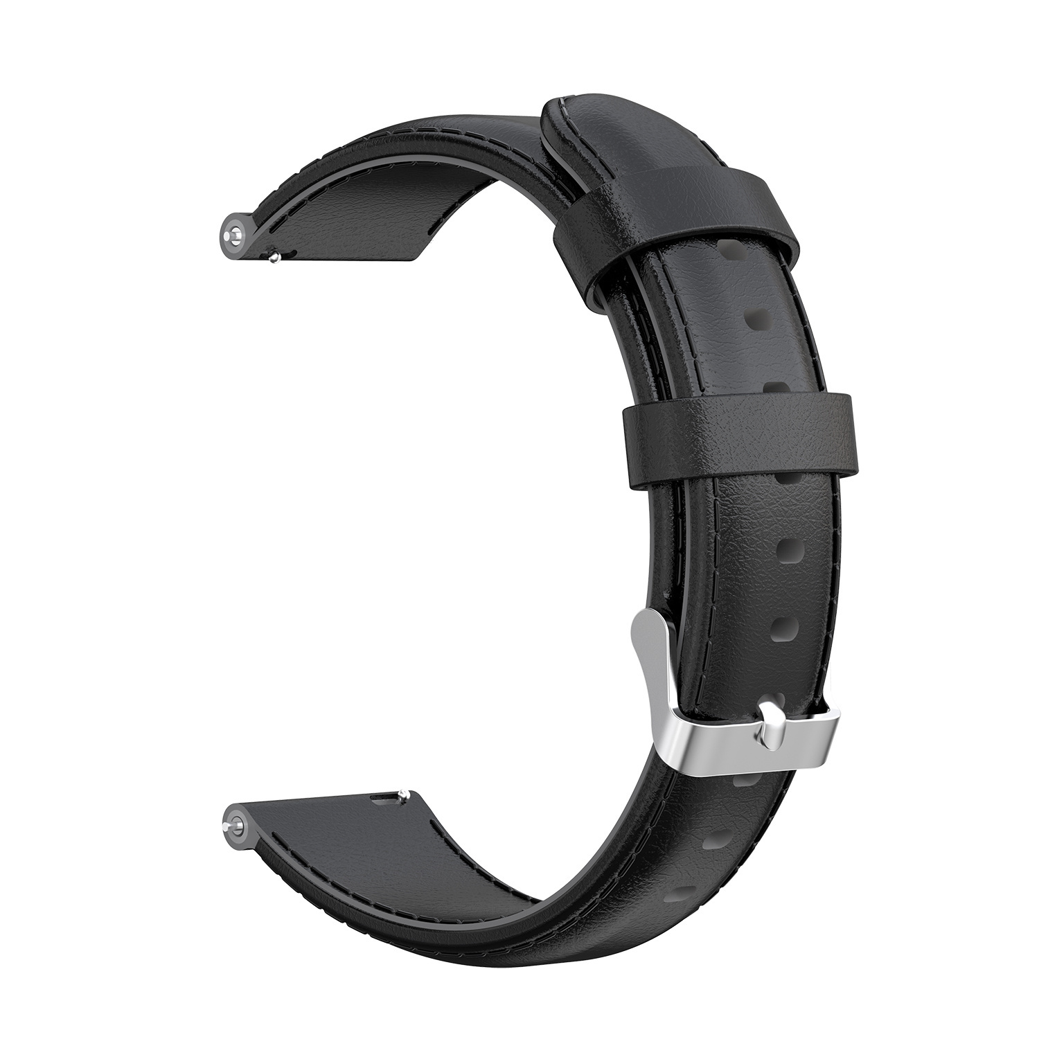 Samsung Galaxy Watch Leather Strap - Black