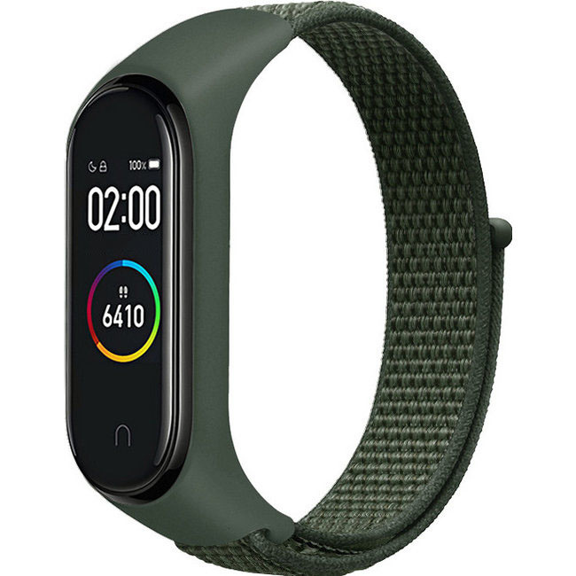 Xiaomi Mi 3/4/5/6 Nylon Sport Strap - Army Green