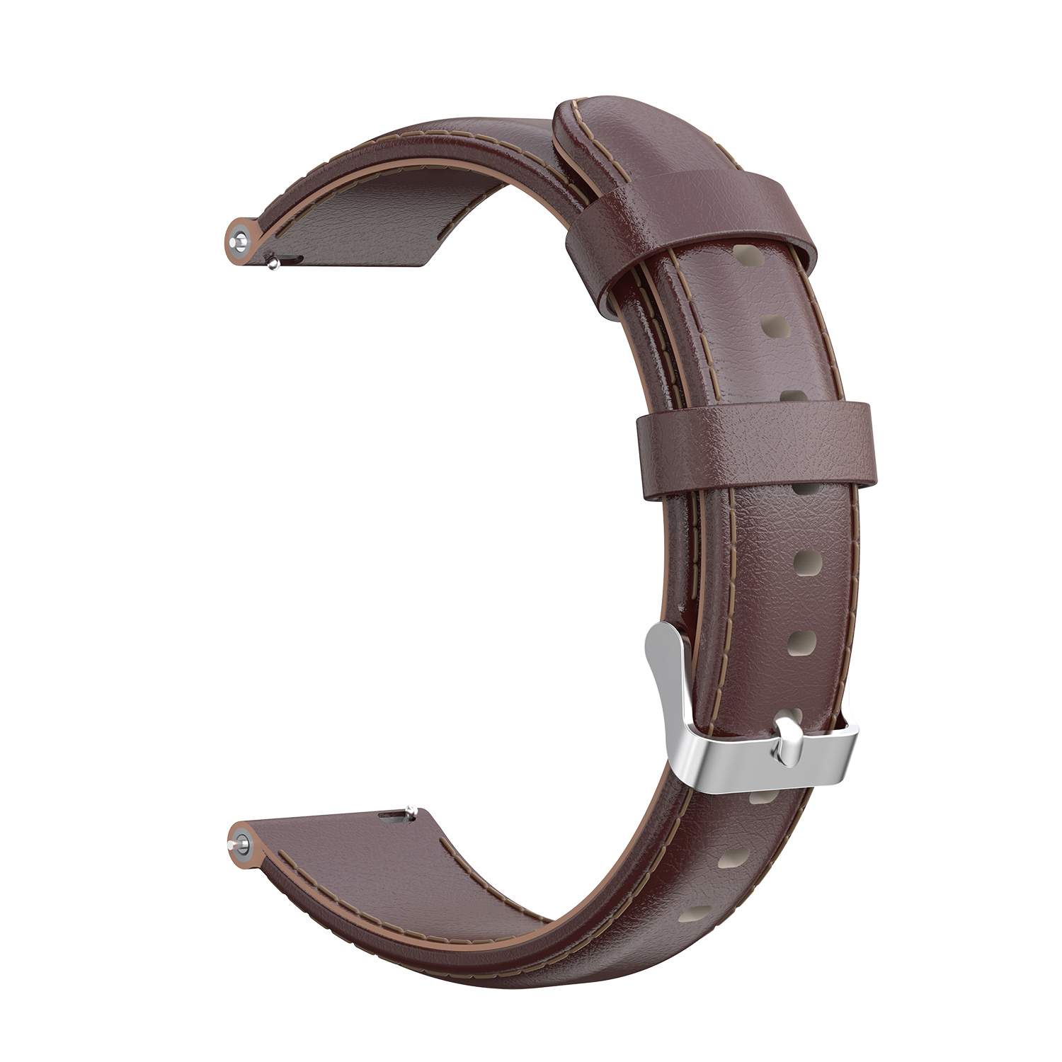 Garmin Vivoactive / Vivomove Leather Strap - Light Brown