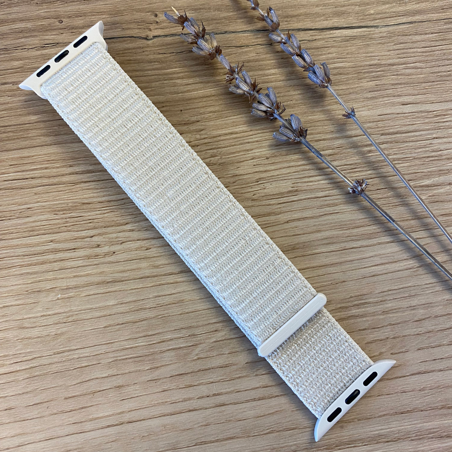 Apple Watch Nylon Sport Loop Strap - Starlight