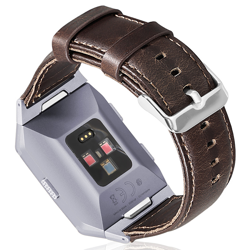 Fitbit Ionic Genuine Leather Strap Dark Brown