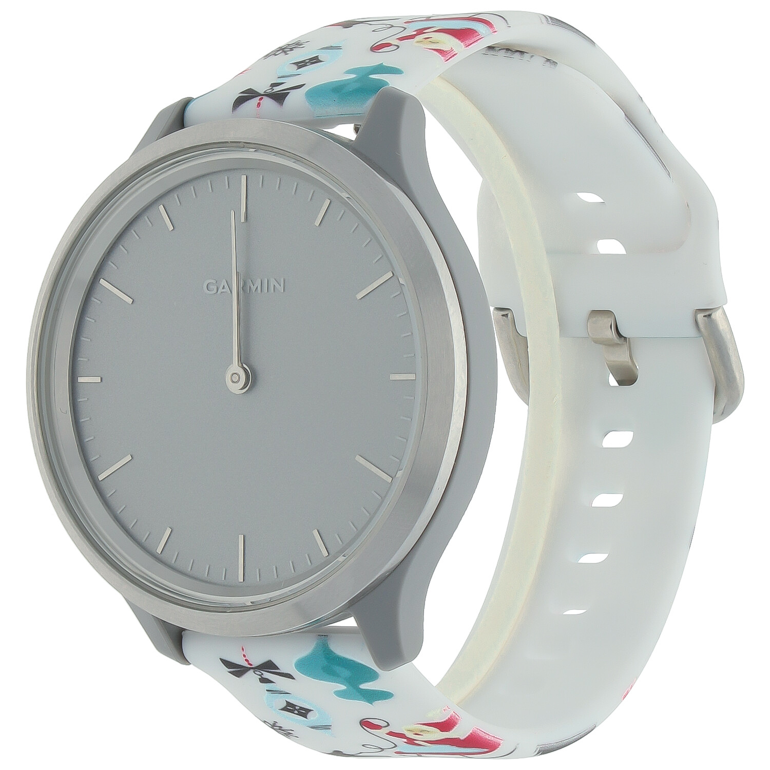 Samsung Galaxy Watch Print Sport Strap - Christmas White