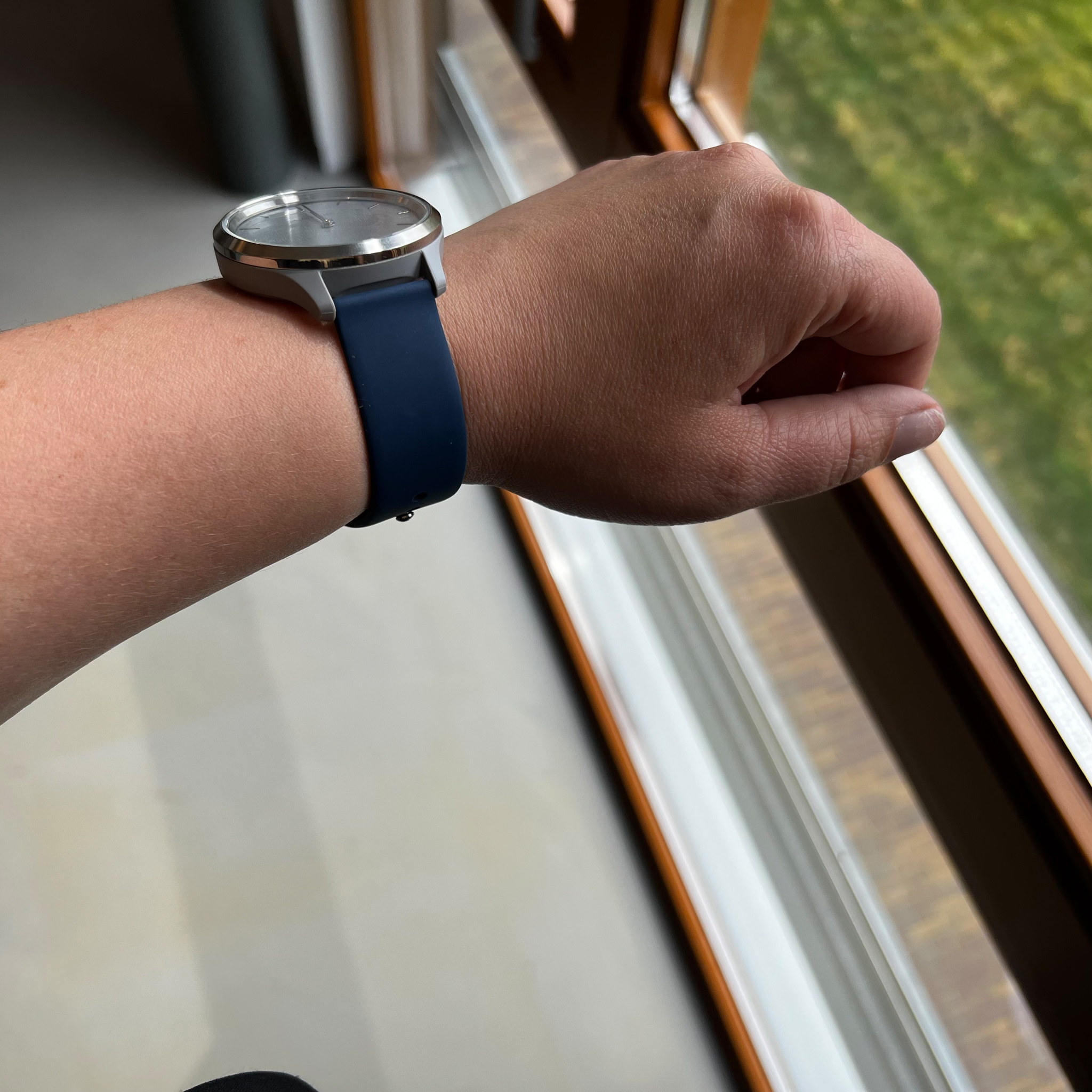 Garmin Vivoactive / Vivomove Silicone Sport Strap - Navy Blue