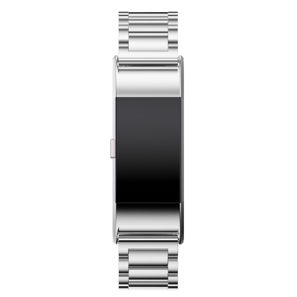 Fitbit Charge 2 Beaded Steel Link Strap - Silver