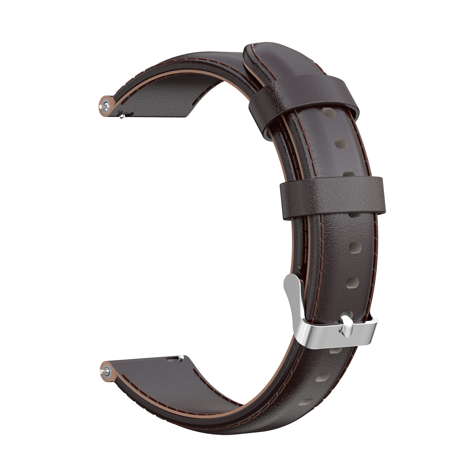 Huawei Watch Gt Leather Strap - Dark Brown