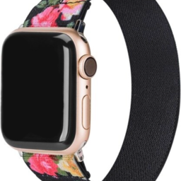 Apple Watch Nylon Woven Strap - Flowers