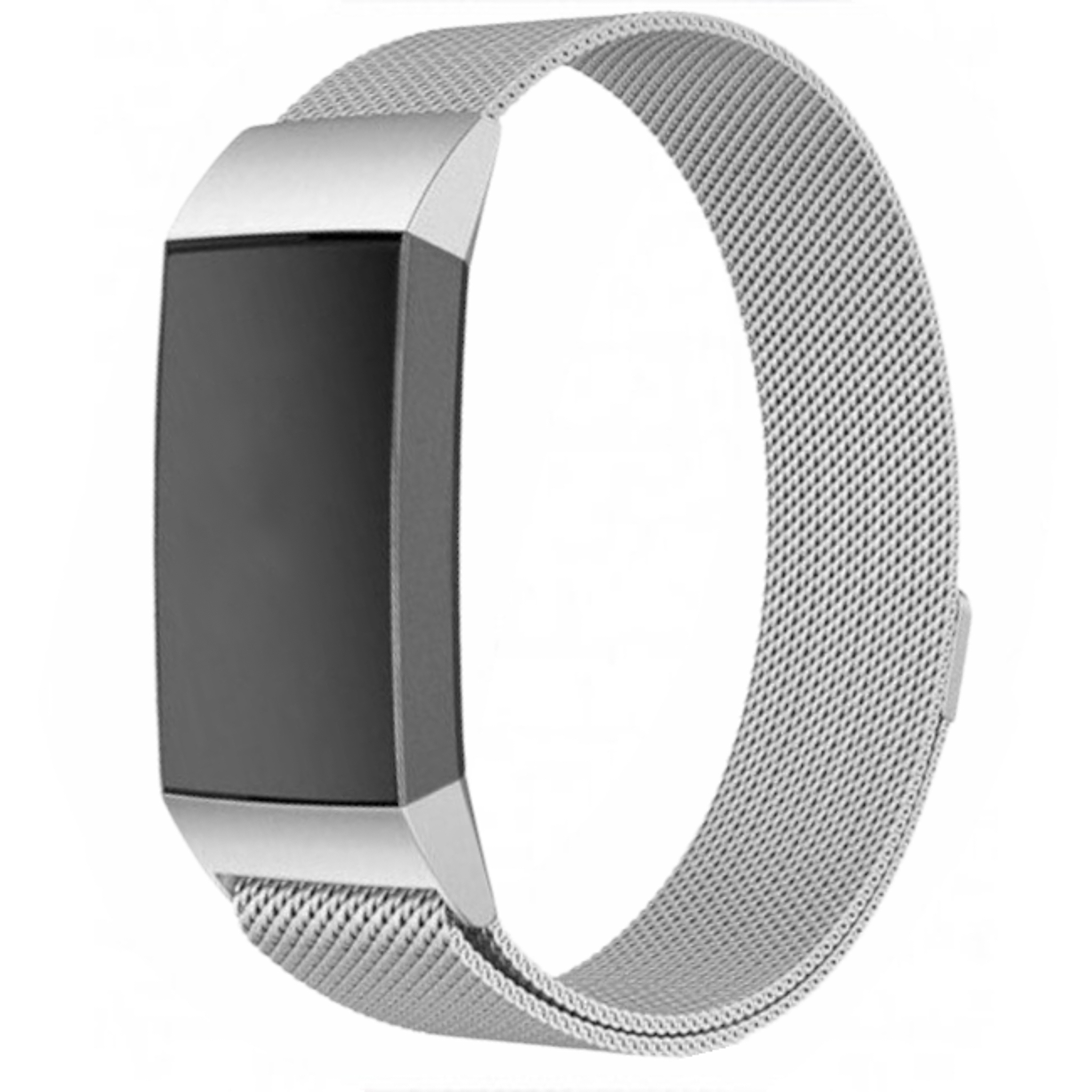 Fitbit Charge 3 &Amp; 4 Milanese Strap - Silver
