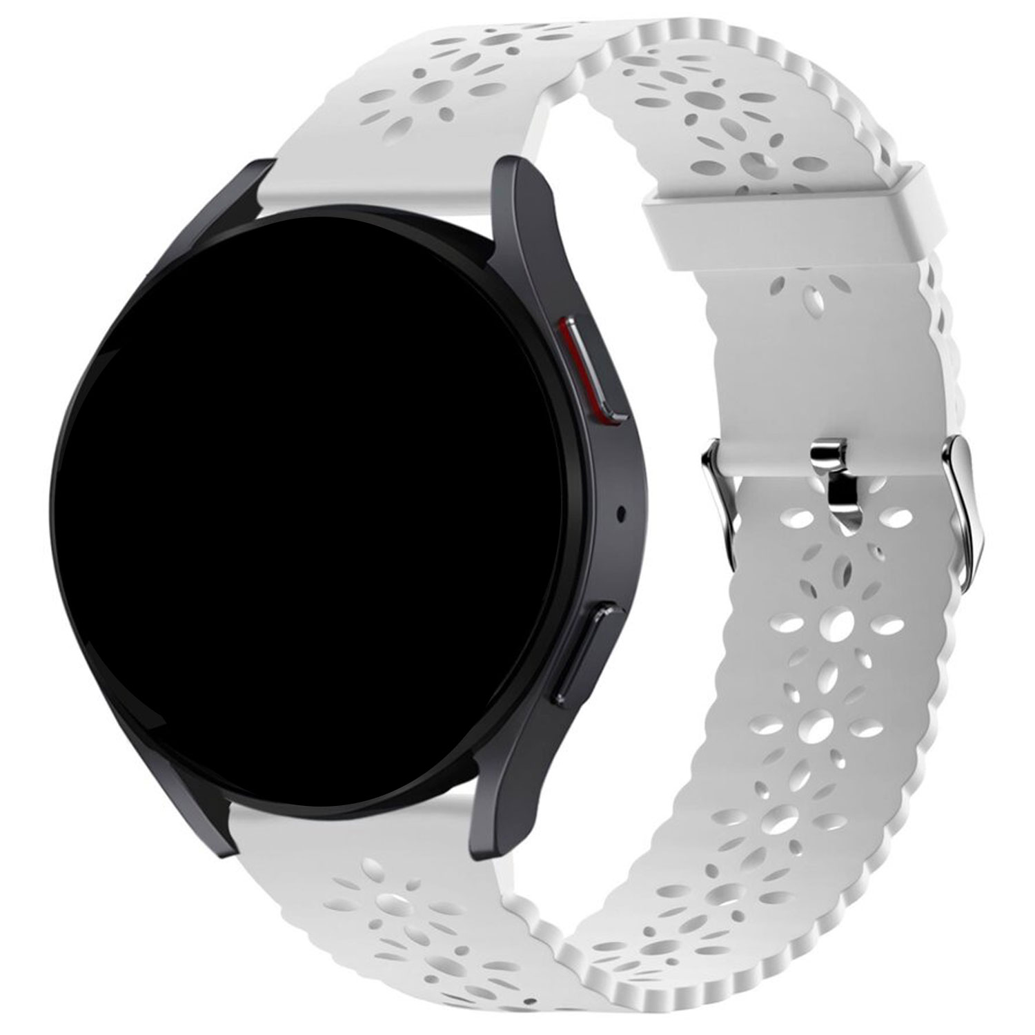 Samsung Galaxy Watch 6 Bright Silicone Strap - White