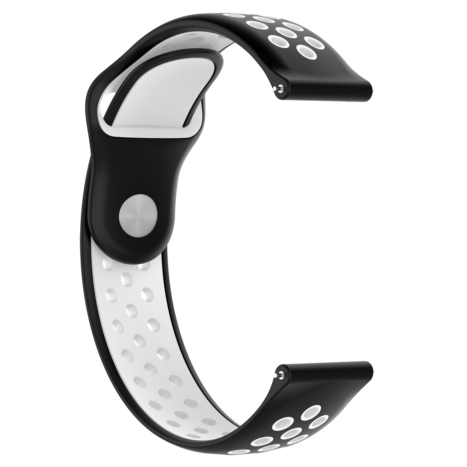 Garmin Vivoactive / Vivomove Double Sport Strap - Black White