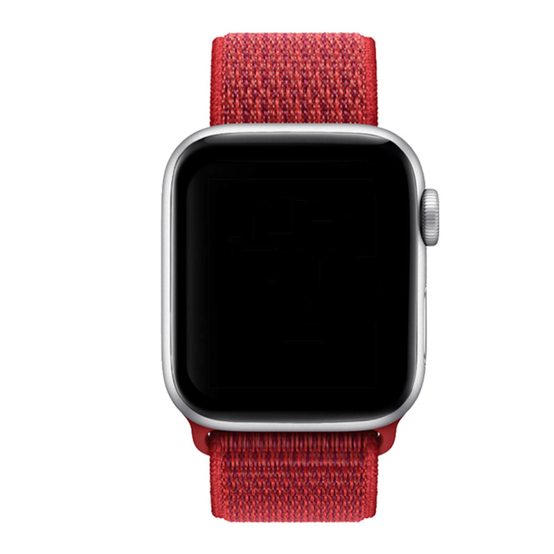 Apple Watch Nylon Sport Loop Strap - Red Mix