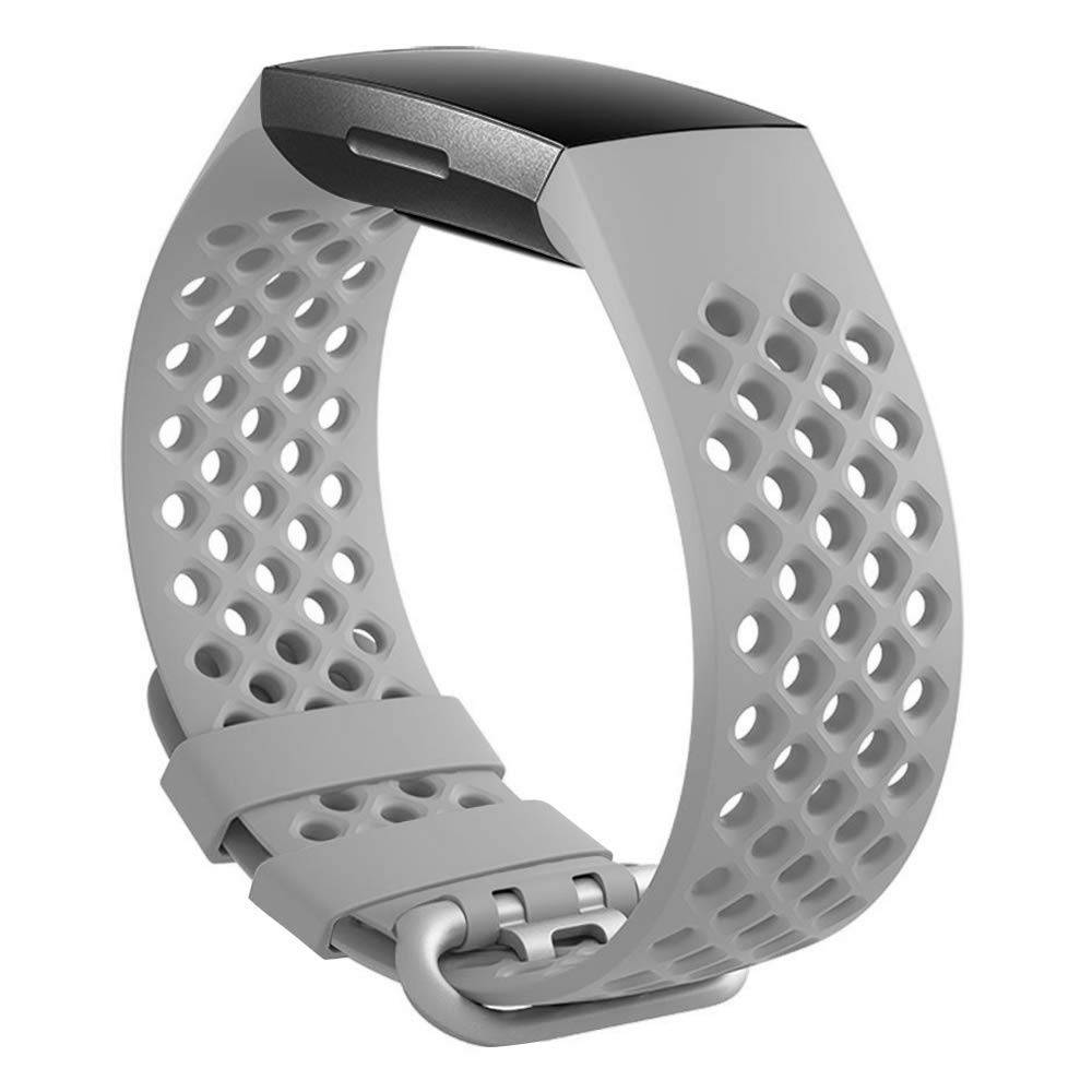 Fitbit Charge 3 &Amp; 4 Sport Point Strap - Grey