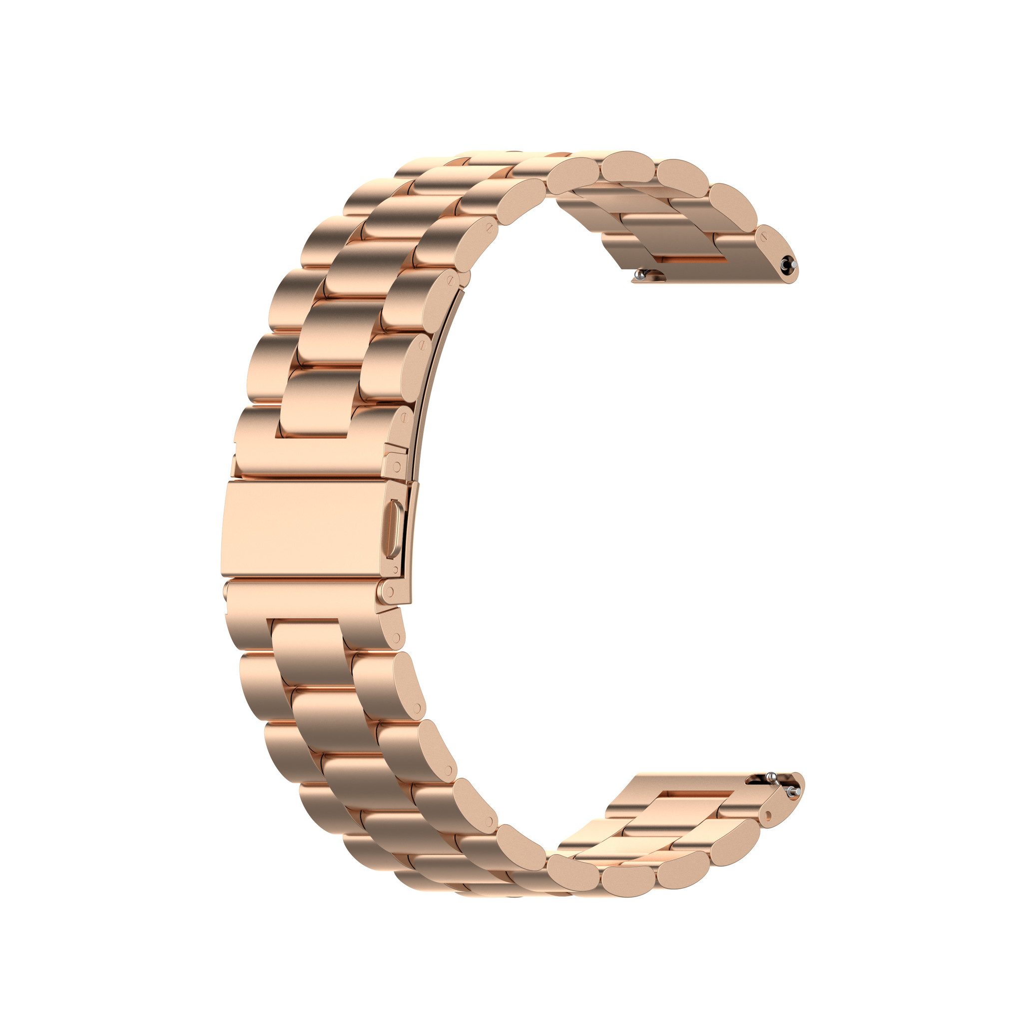 Huawei Watch Gt Beads Steel Link Strap - Rose Gold