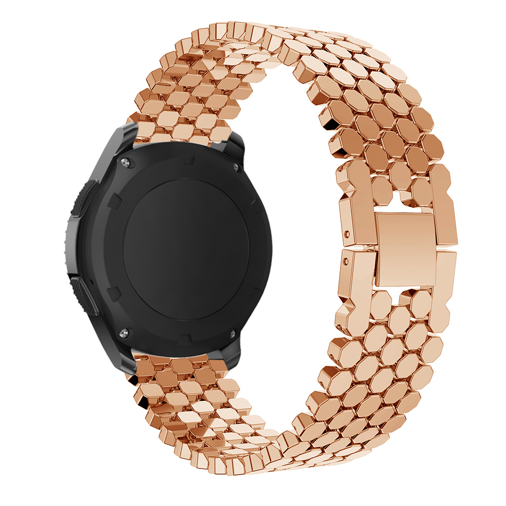 Samsung Galaxy Watch Fish Steel Link Strap - Rose Gold