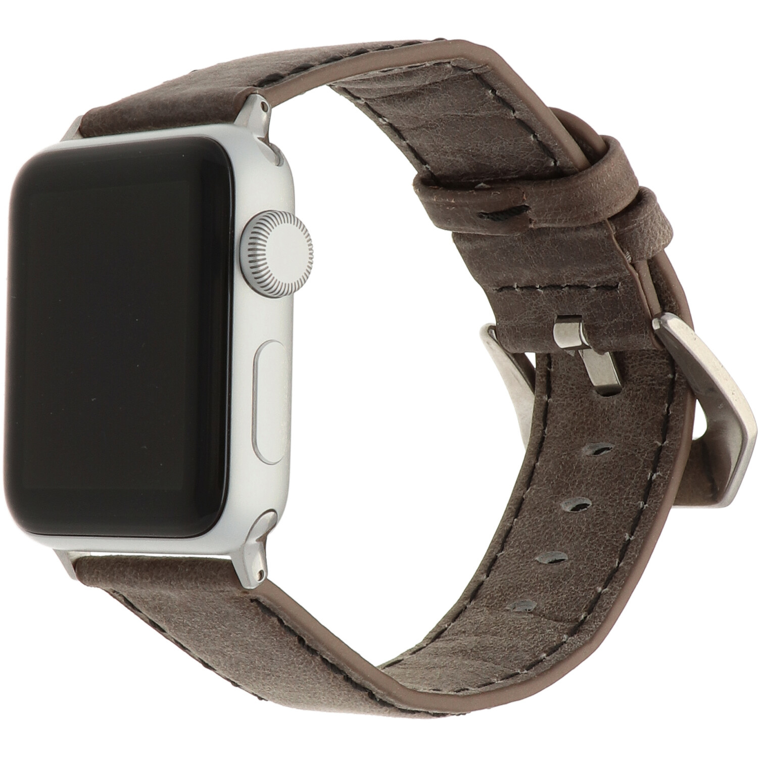 Apple Watch Leather Retro Strap - Dark Brown