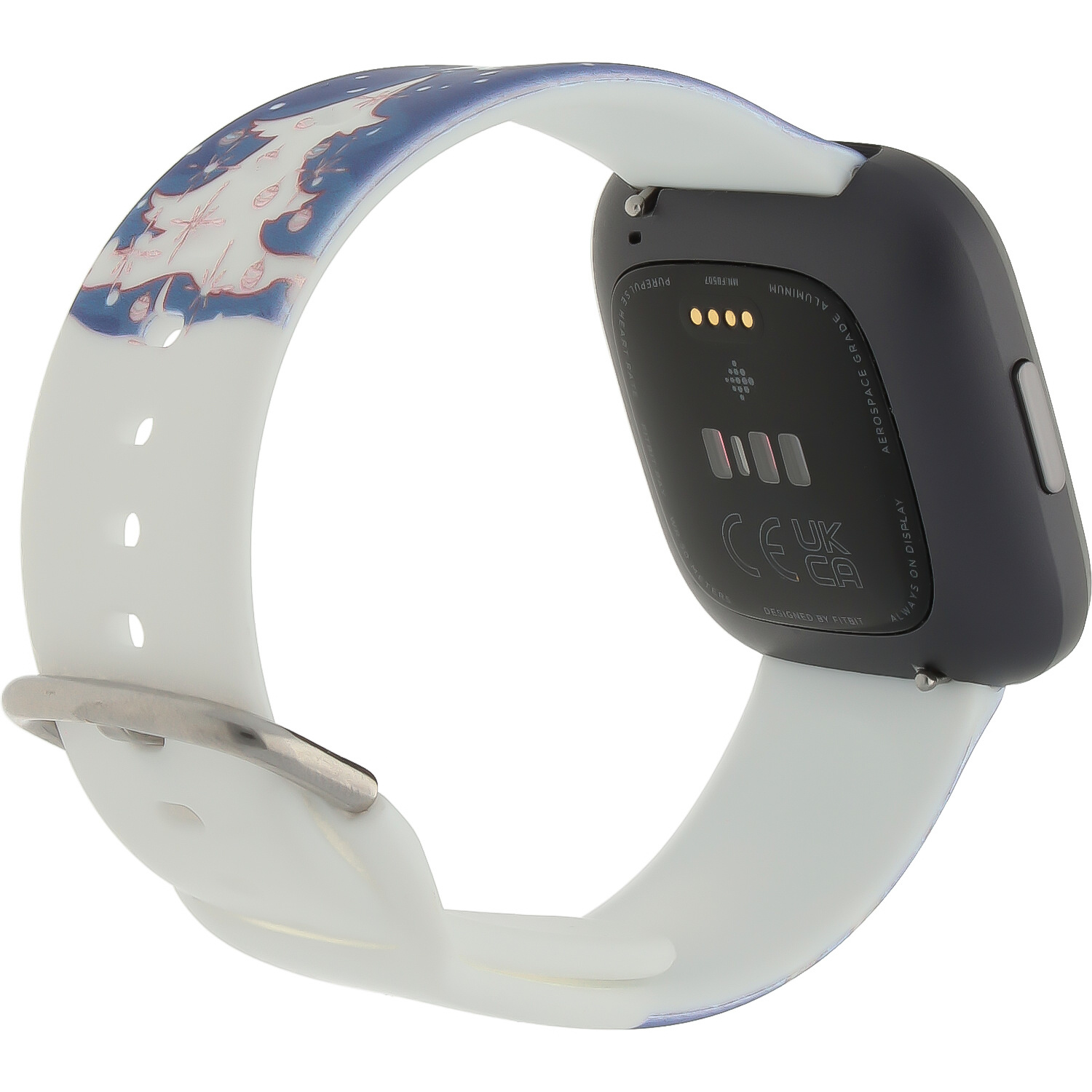 Fitbit Versa Print Sport Strap - Christmas Snowman Dark Blue